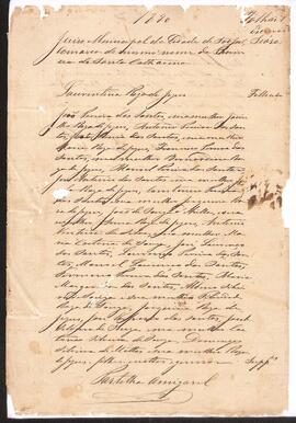 Inventário de Laurentina Rosa de Jesus