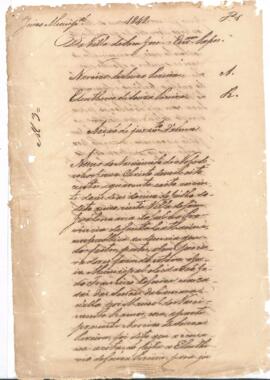 Juramento de alma de Eleutherio de Souza Pereira