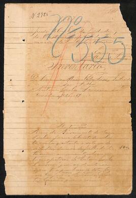 Inventário de Francisco Manoella dos Passos