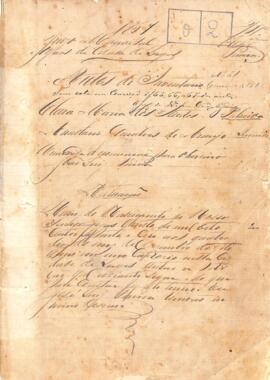 Inventário de Clara Maria dos Santos