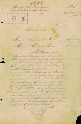 Inventário de Thomaz Antônio de Souza
