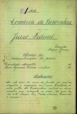 Manutenção de Posse de Candido Mozatto