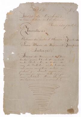 Inventário de Antonio dos Santos de Oliveira