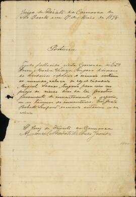 Inventário de Maria Vieira Fragoso
