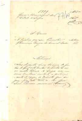 Processo Crime de Francisco Borges do Amaral Castro