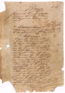 Inventário de Antonio José de Souza Lima