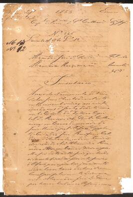 Inventário de Alexandre José de Souza