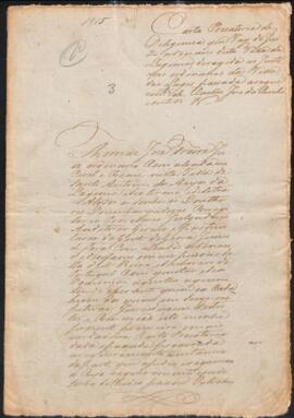 Carta precatória do Juízo de Laguna para o Juízo de Lages