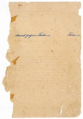 Inventário de Manoel Joaquim Teixeira