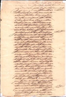 Justificação Cível de Jose Vicente da Silva