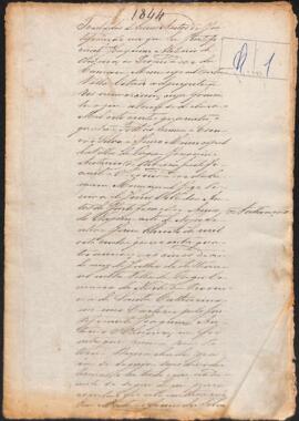Justificação de Joaquim Antonio de Oliveira
