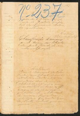 Classificação de Escravizados