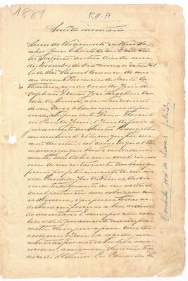 Inventário de Candido José de Simas