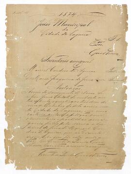 Inventário de Manoel Cardoso de Aguiar