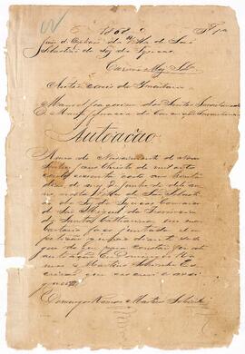 Inventário de Manoel Joaquim dos Santos