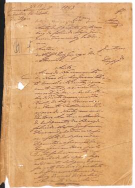 Autos de sequestro de bens de Joaquim Fernandes da Fonseca