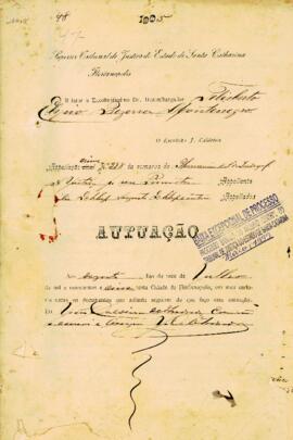 Sumário de culpa de Emilio Schlup, Augusto Schlup, Paulo Schlup; Frederico Volgel; Hermann Thom; Francisco Wartha e João Passig