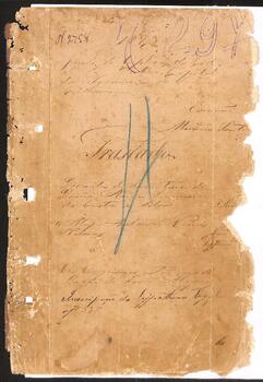 Traslado de inventário de Anna Francisca da Costa e Silva (Parte 1)