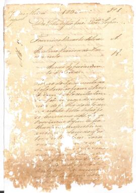 Juramento de Alma de Paulino Pereira do Nascimento