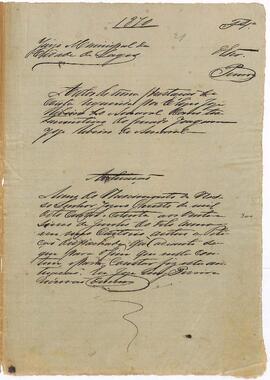 Prestação de Contas de Elysio José Ribeiro do Amaral