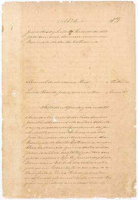 Inventário de Manoel Medeiros Rios