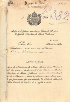 Pecúlio de Manoel Antônio Victorino Menezes