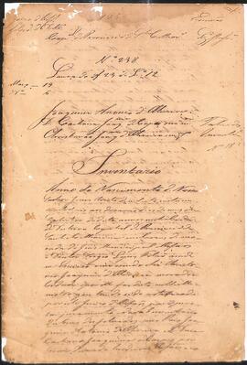 Inventário de Joaquim Antonio de Oliveira e Caetana Joaquina Carpes