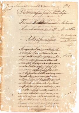 Inventário de Thomaz da Silva Cascaes