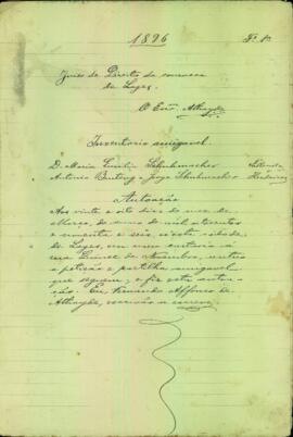 Inventário de Maria Emília Schuhmacher