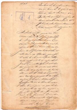 Carta Precatória de Antônio Manoel Velho