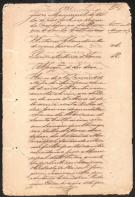 Assignação de dez dias de Antonio Claudino Rodrigues Coimbra
