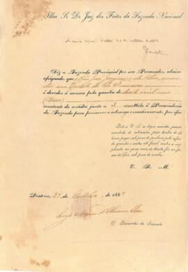 Executivo Fiscal de José Joaquim da Silva