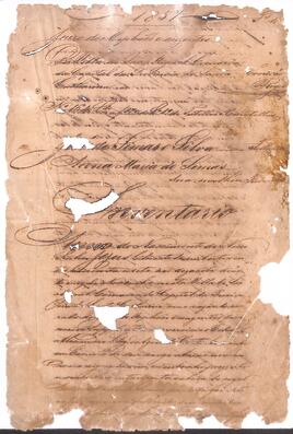 Inventário de José de Simas e Silva