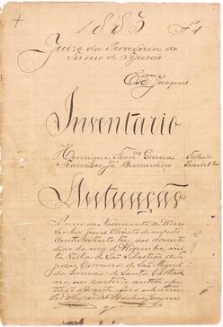 Inventário de Henrique Francisco Garcia