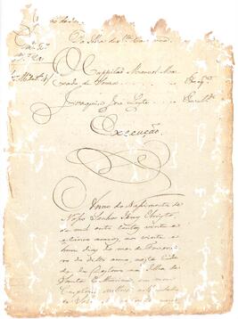 Executiva de Cobrança de Manoel Machado de Souza