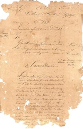 Inventário de Guilherme Antônio de Lima