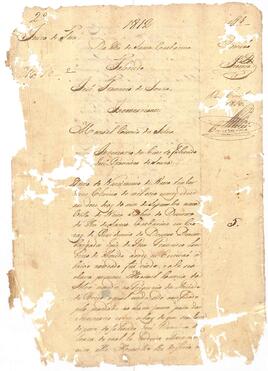 Inventario de José Francisco de Souza