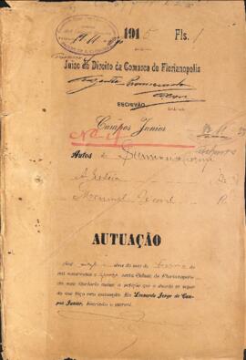 Processo Crime de Manoel Ricardo