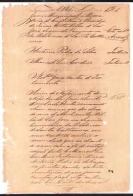 Testamento de Antônio Pedro da Silva