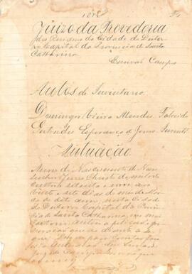 Inventário de Domingos Vieira Mendes