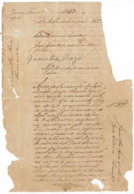 Notificação para inventário de Bartholomeu Cardozo