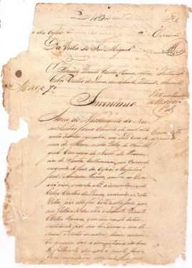 Inventario de Vicente Coelho Ramos