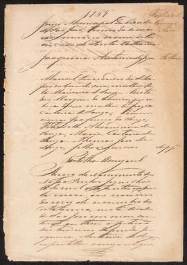 Autos de inventário e partilha amigável de Joaquina Antonia de Jesus