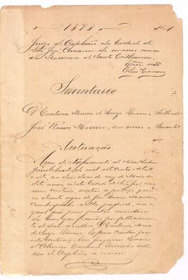 Inventário de Caetana Maria de Souza Ramos