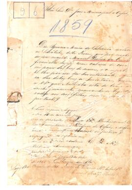 Inventário de Manoel Pereira da Cunha