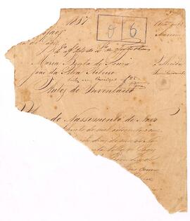 Inventário de Maria Benta de Souza