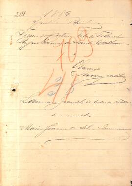 Inventário de Laureano Jacintho de Andrade