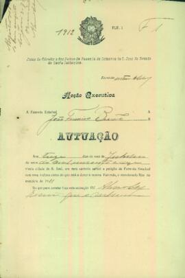 Executivo de João Firmino Beirão