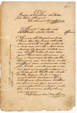 Relação de Escravizados Sexagenários