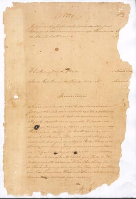 Inventário de Eleutério José de Faria